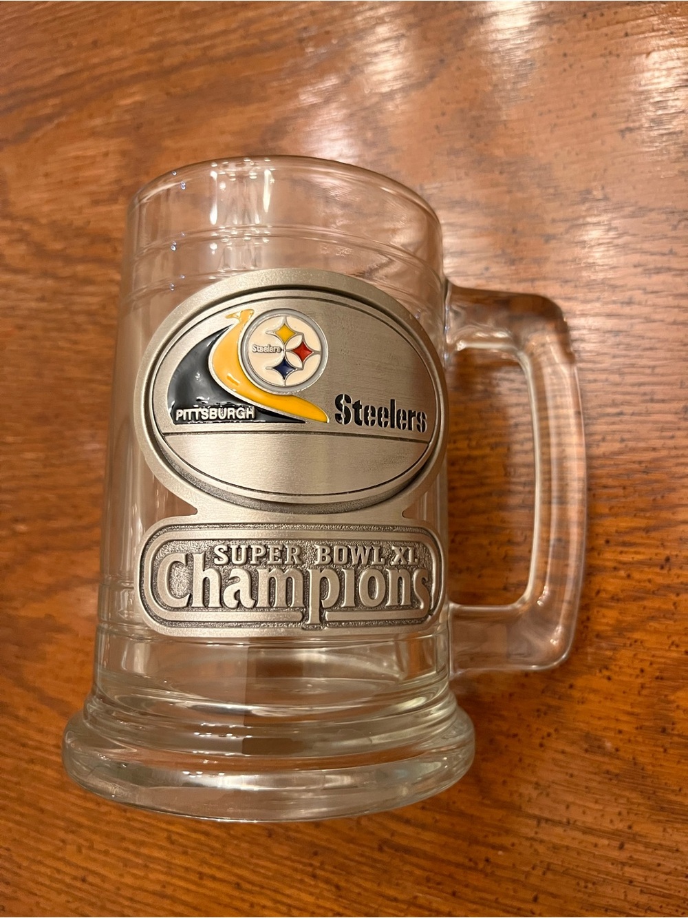 Things Remembered - Pittsburgh Steelers Super Bowl Champs XL Glass Beer Mug